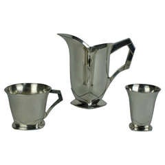 Sue & Mare Jug and Two Cups for Gallia Christofle