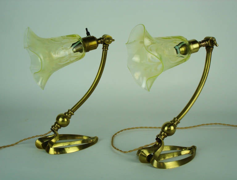 Two Table Lamps by W.A.S Benson