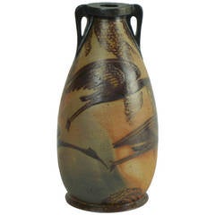 An earthenware vase by Ciboure