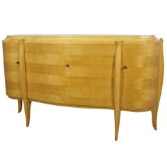 a sycamore sideboard attributed to Lahalle 
Levard
