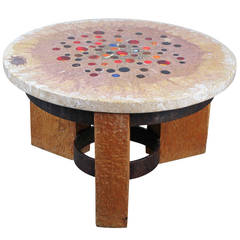 Glass Mosaic Coffee Table by Paul Becker