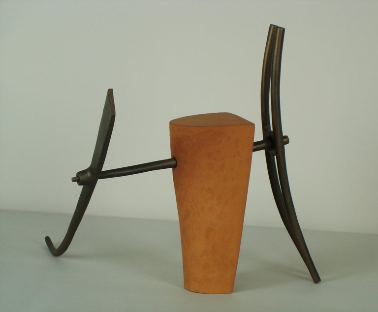 Modern Terra Cotta Sculpture By Victor Roman For Sale