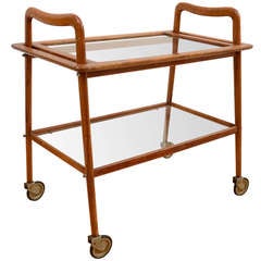 Sculptural Ico Parisi Bar Cart