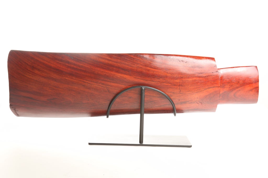 Exotic Hardwood Sculpture by Sophie Negrin In Excellent Condition For Sale In Princeton, NJ
