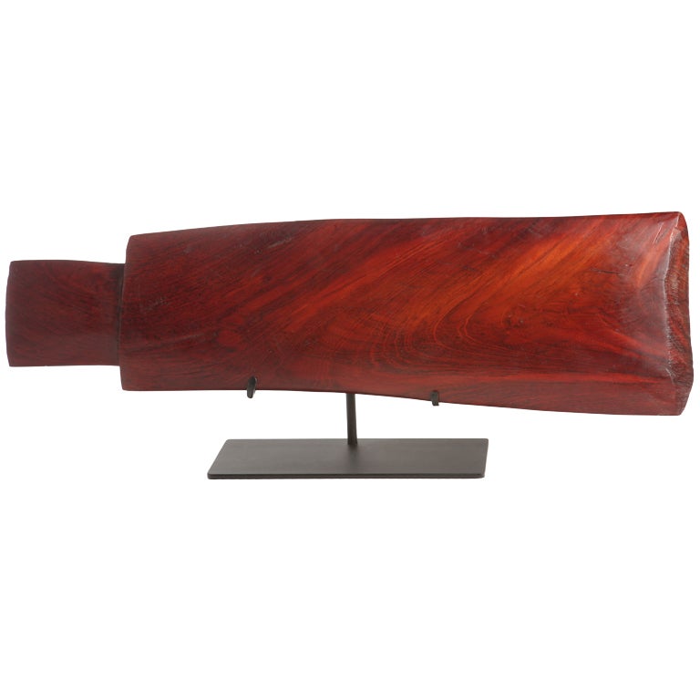 Exotic Hardwood Sculpture by Sophie Negrin For Sale