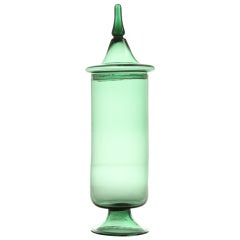 Vintage Tall Apothecary Jar Attributed to Gio Ponti