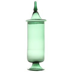 Retro Tall Apothecary Jar Attributed to Gio Ponti