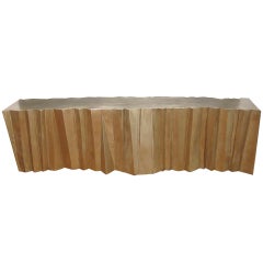 Contemporary Sculptural Seating Cleaving Bench in Bronze 12