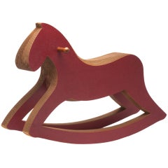 "Rocking Horse" Layered Cardboard Rocking Horse (Edition 7/25) by Brian Gladwell