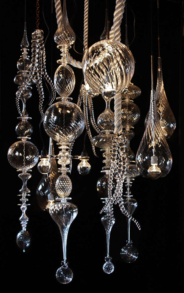 sculpture chandelier