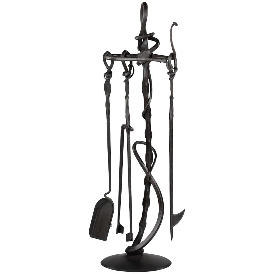 "Forged Fireplace Tools" by Albert Paley