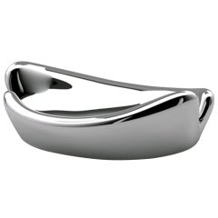 "Nimbus Bowl" Silver Coated Bowl by  Philipp Aduatz