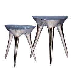 Contemporary Chrome 8 Tables in Stainless Steel (Edition 3 of 12)