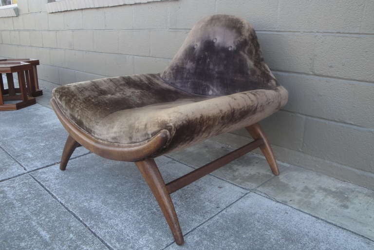 Mid-Century Modern Gondola Lounge Chair by Adrian Pearsall