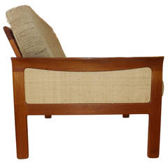 Exceptional Teak Danish Modern Lounge Chair by Komfort