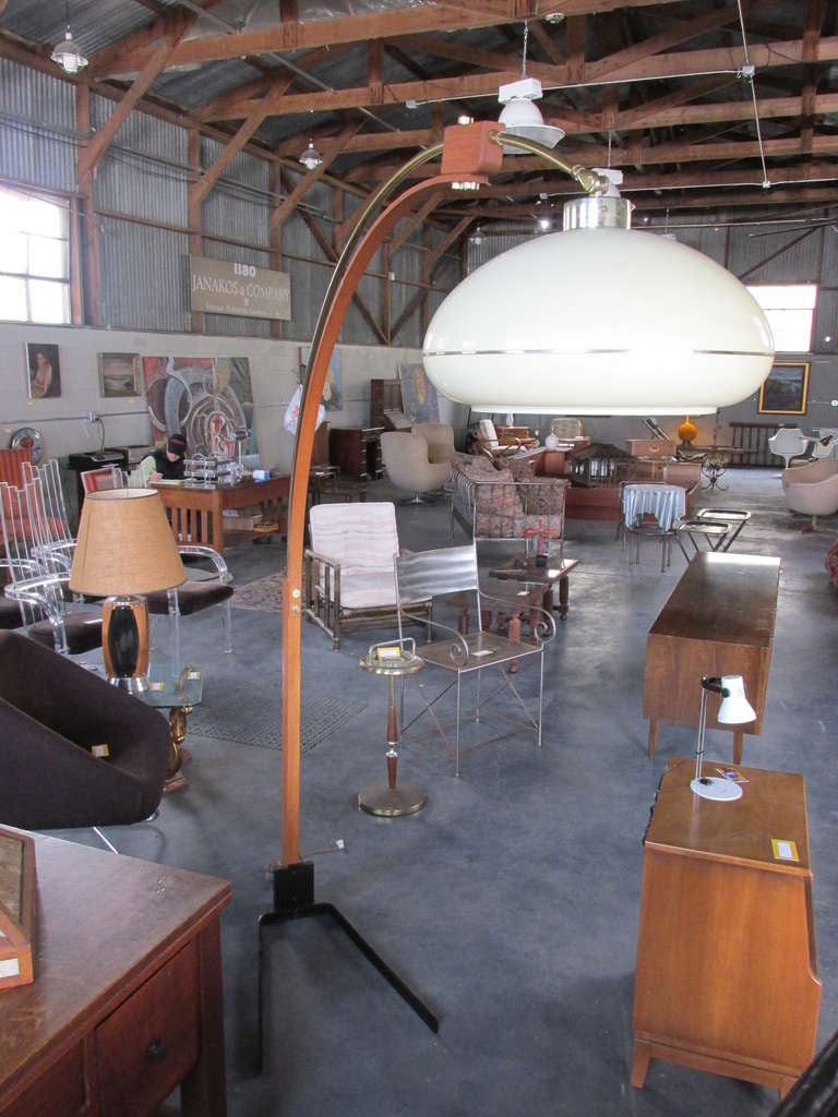 Large Arc Floor Lamp by Nova Lighting at 1stdibs