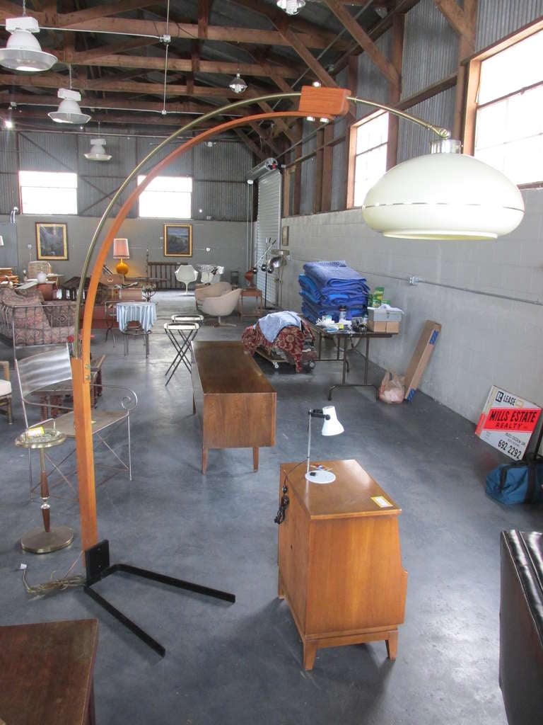 Large Arc Floor Lamp by Nova Lighting at 1stdibs