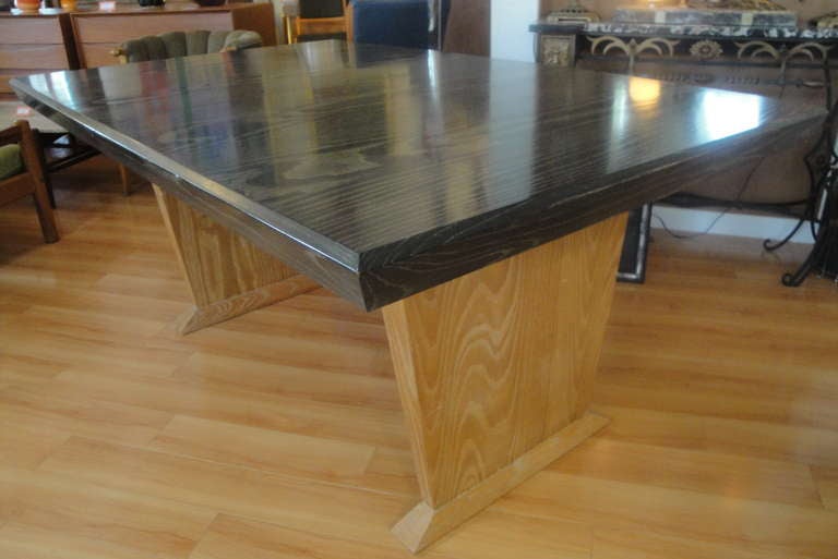Cerused Dining Table Style of Paul Frankl 3