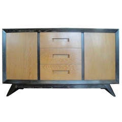 Used Cerused Credenza Style of Paul Frankl