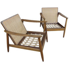 Lounge Chairs by Folke Ohlsson for DUX