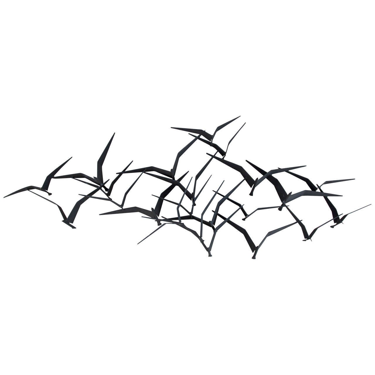Birds in Flight Metal Wall Art by Curtis Jere at 1stDibs