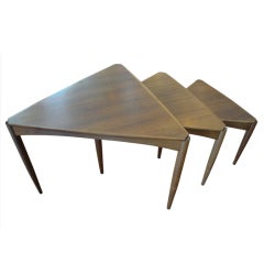 Teak Nesting Tables by Dux