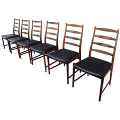 Arne Vodder Rosewood Dining Chairs
