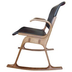 Bentwood Rocking Chair in the Manner of Mitsumasa Sugasawa