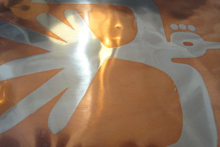 Los Castillo Mixed Metal Copper Tray 3