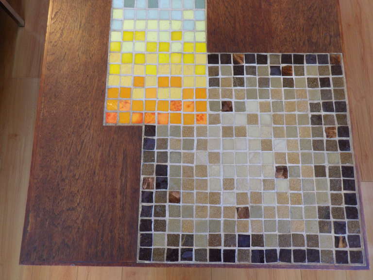 mosaic tiled coffee table