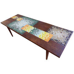 Geometric Mosaic Tile Coffee Table
