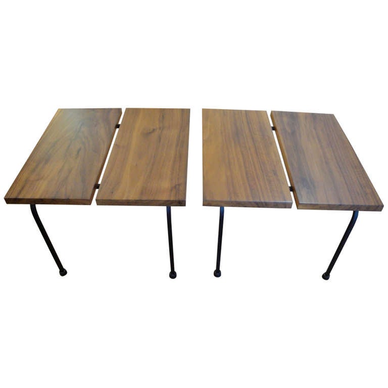 Diminutive Pair of End Tables Manner of Paul McCobb For Sale at 1stdibs