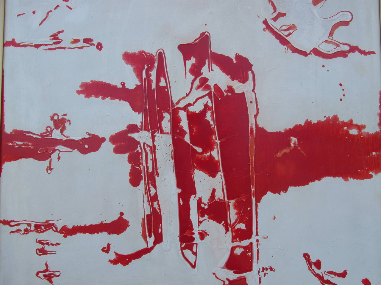 Eve Garrison Abstract Painting Dated 1962