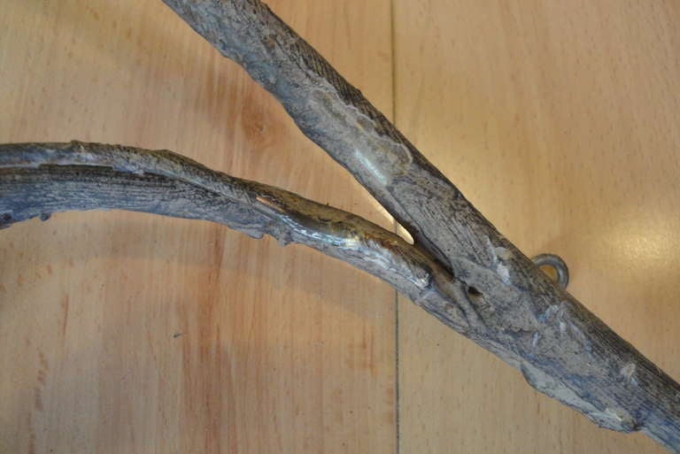 20th Century Signed Curtis Jere Tree Branch Wall Sculpture
