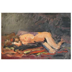 Reclining Nude by Lundy Siegriest