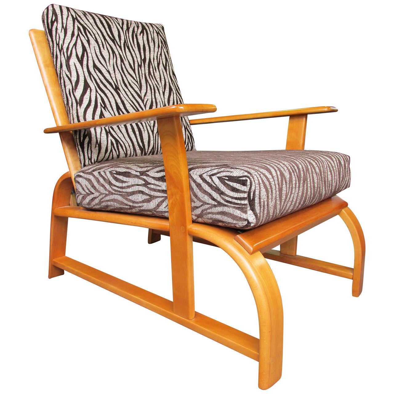 Streamline Modern Lounge Chair in the Manner of Gilbert Rohde