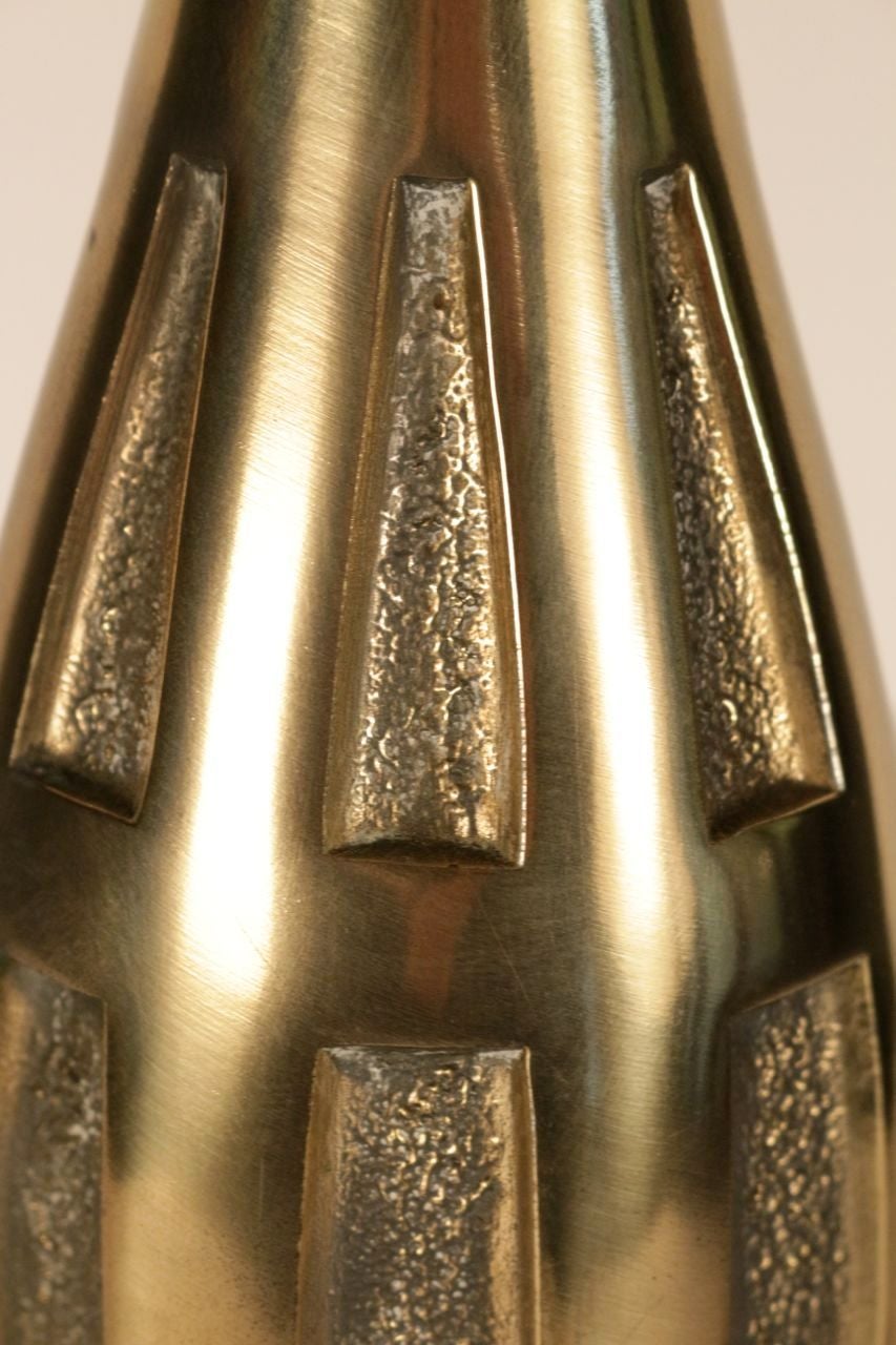 Milieu du XXe siècle Paire de lampes de table en laiton poli en vente