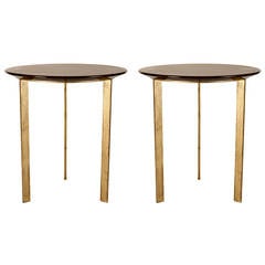 Pair of Side Tables by Jules Leleu