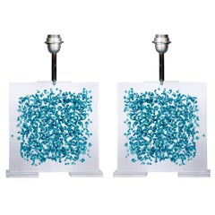 Grande coppia di lampade di Romeo Paris