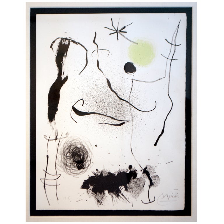 Artist Proof Lithograph by Joan Miró For Sale