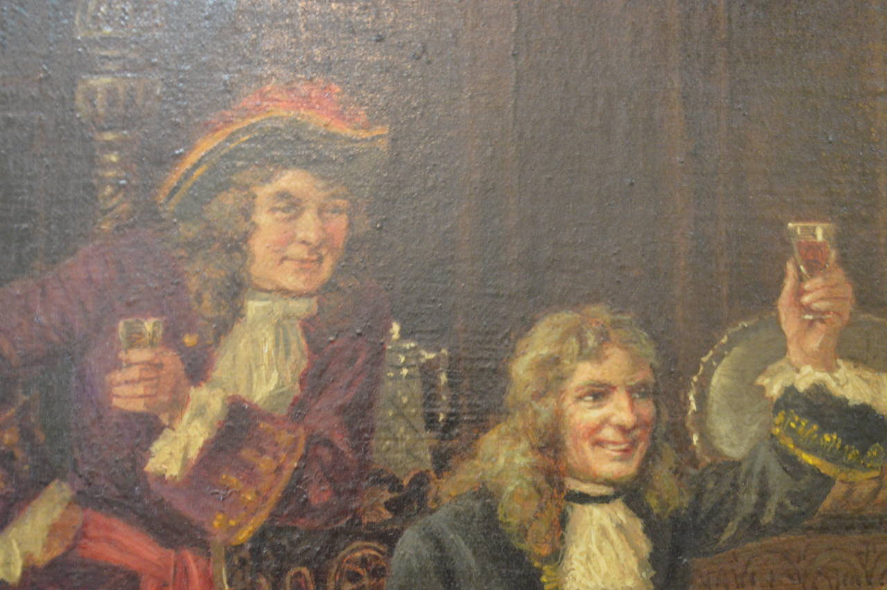 English Oil on Canvas, 