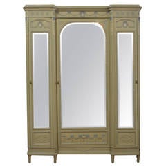 Louis XVI Style Painted Armoire