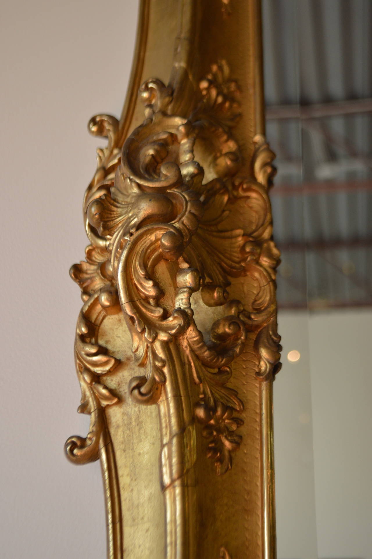 French 19th Century Gilded Mirror
