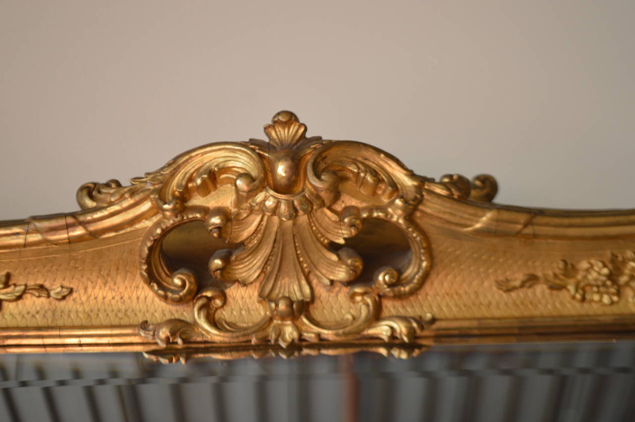 Gilt 19th Century Gilded Mirror