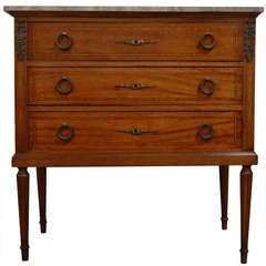 Louis XVI Style Mahogany Commode
