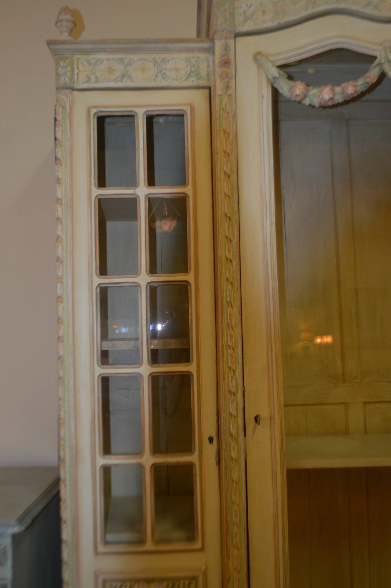 armoire with glass doors