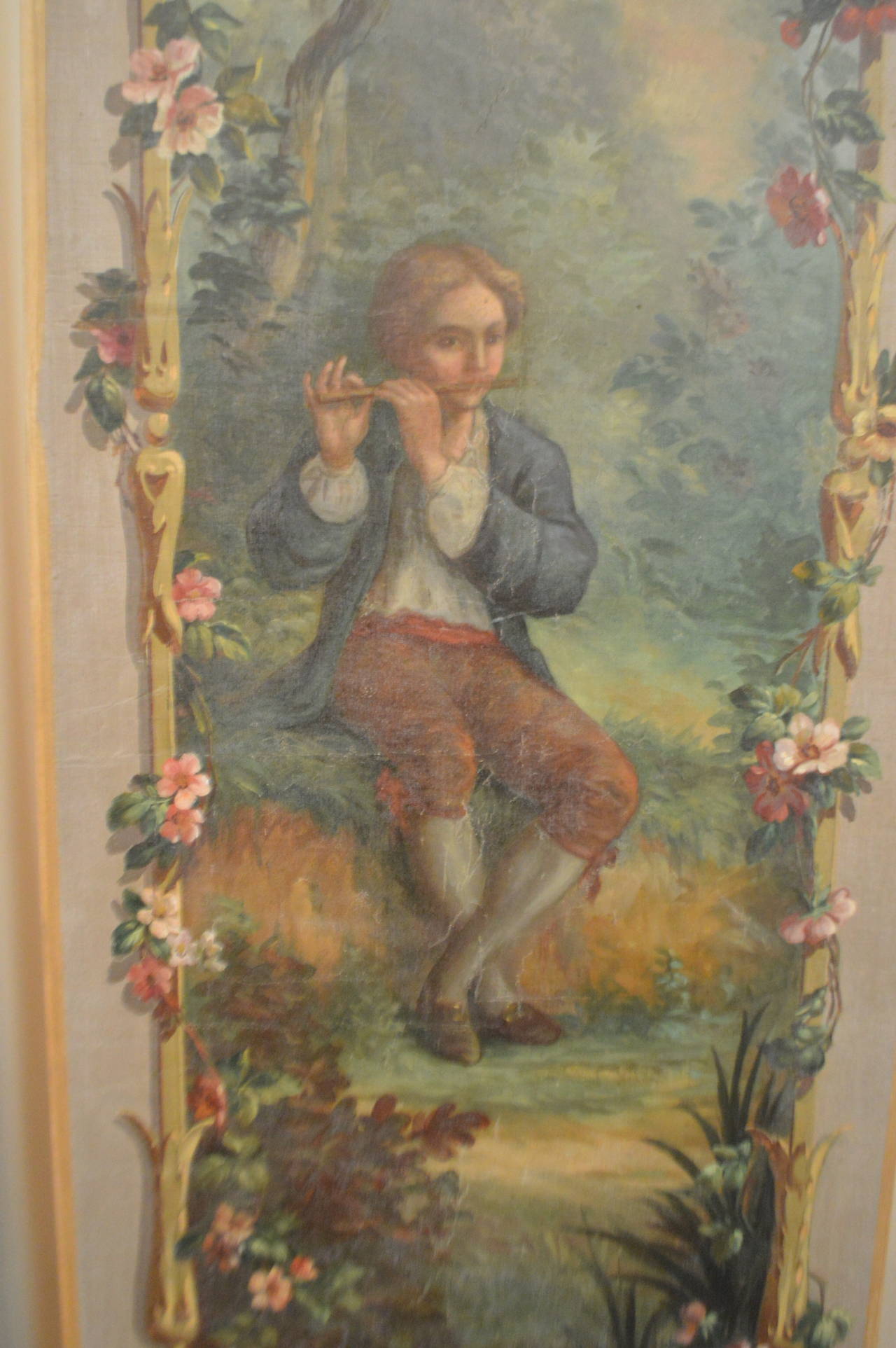 Pair of Large 19th Century Oil Paintings In Good Condition For Sale In Oakville, ON