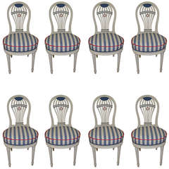 Parisian Hot Air Balloon Design Dining Chairs