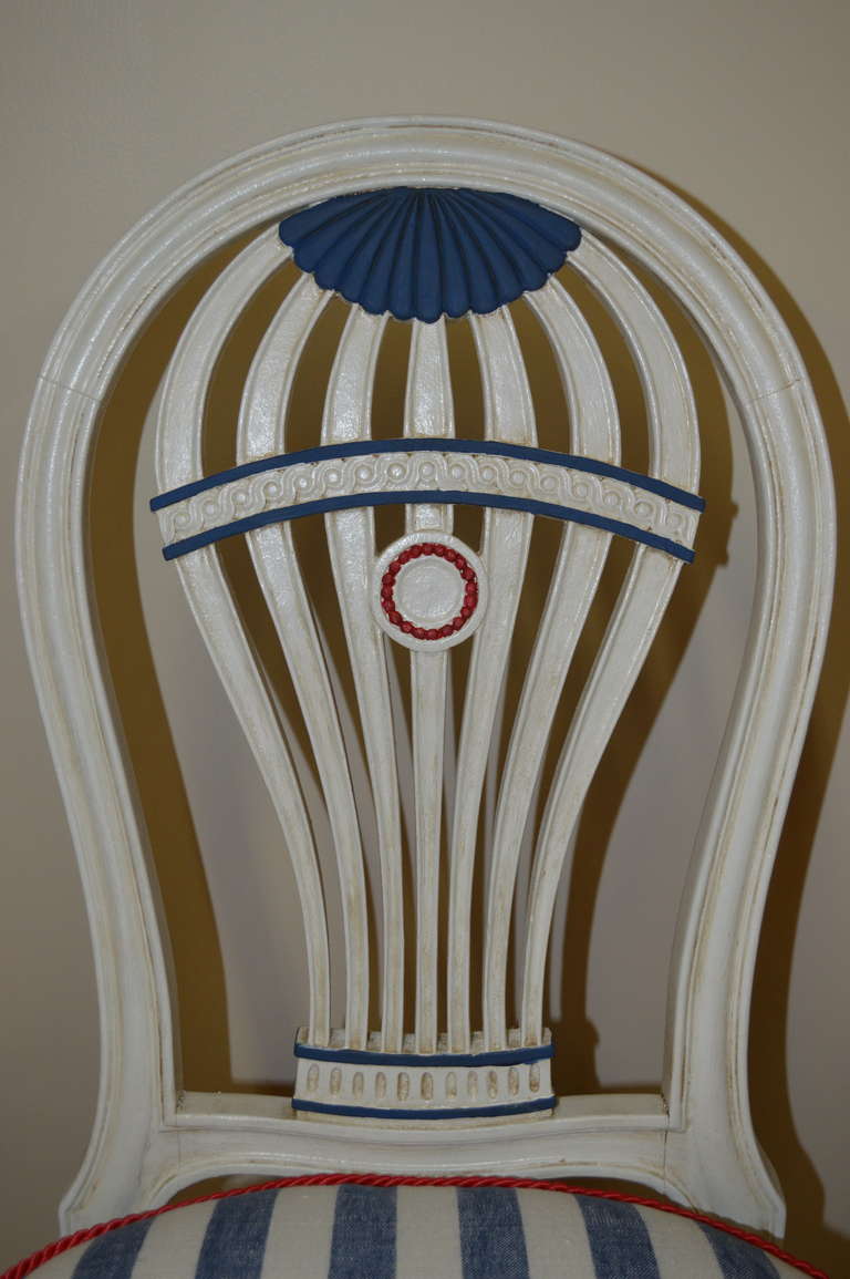 Parisian Hot Air Balloon Design Dining Chairs at 1stDibs | hot air balloon chair, balloon dining 