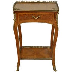 Transition Period Style Inlay Side Table.